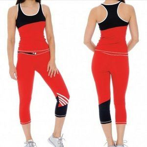 Women's Red & Black Activewear